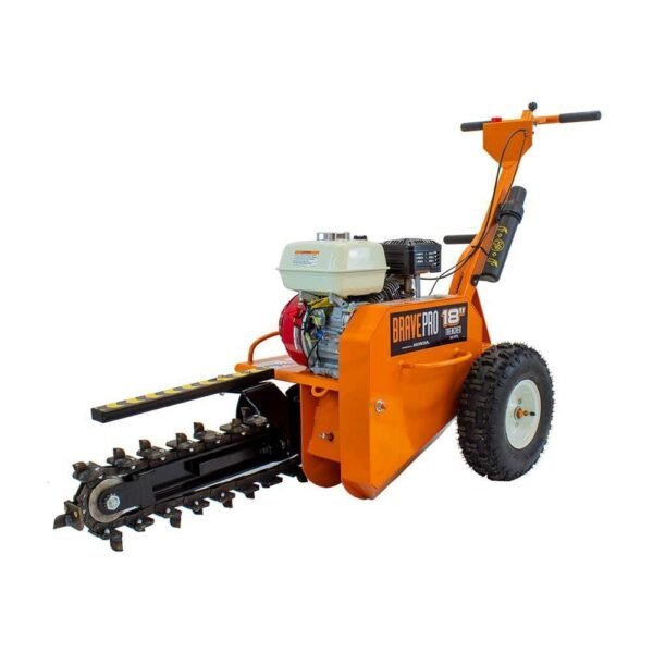 Brave BRPT18 18″ Trencher Shark Chain w/ Honda GX200 Engine