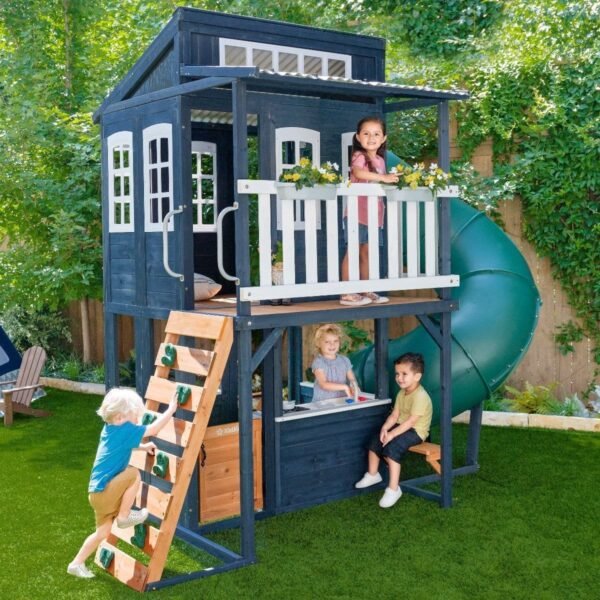 Cozy Escape Playhouse – Navy – Installation Available